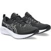 Laufschuh ASICS "GEL-EXCITE 10", Gr. 43,5, schwarz-weiß (schwarz, weiß), Textil, Textil, sportlich, Schuhe