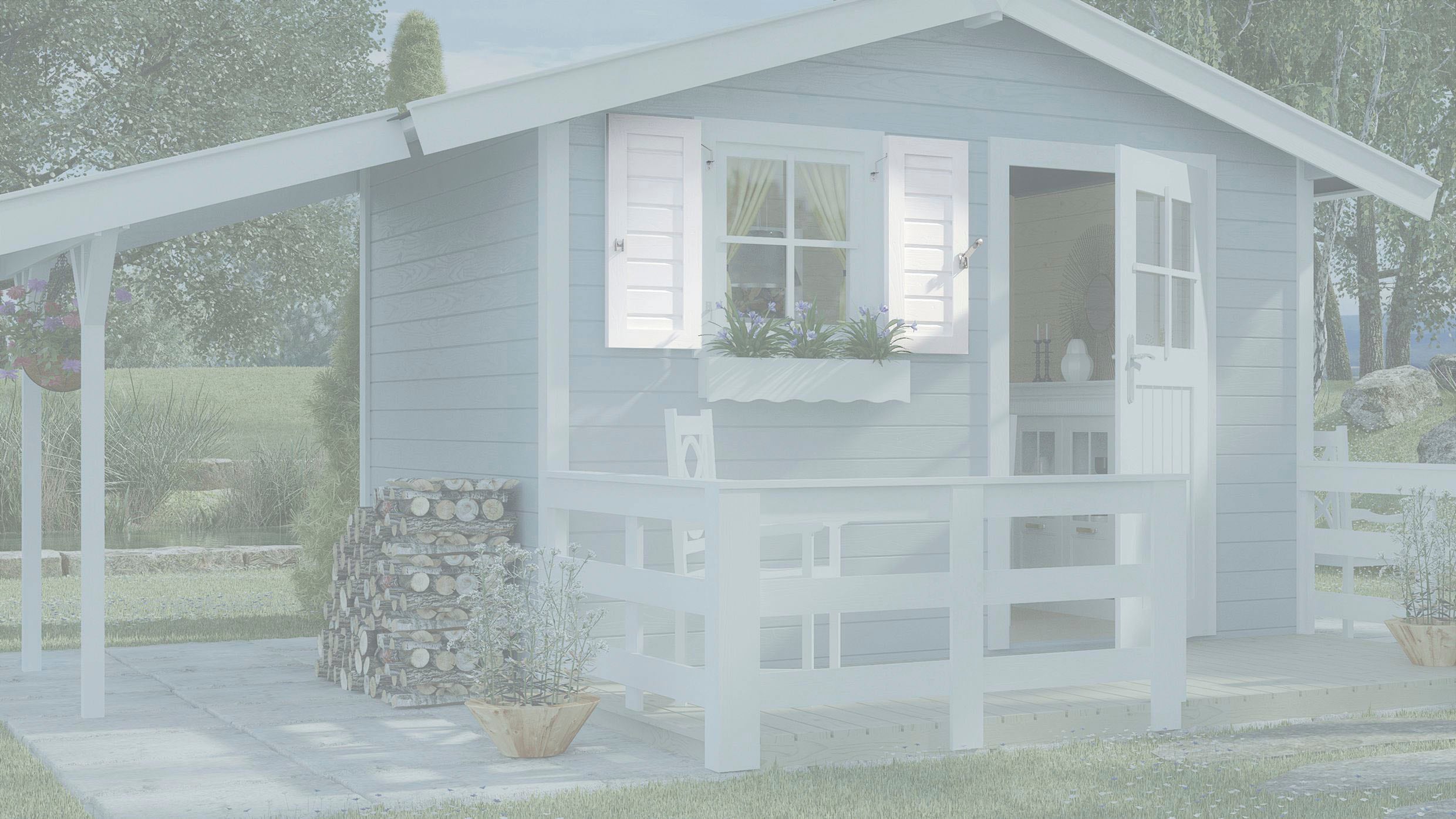 Fensterladen WEKA "2-seitig für Fenster 69x79 cm, weiß", weiß, B:69cm H:79cm T:4cm, Holzwerkstoff, Fensterläden, Zusätzlicher Schutz vor Einbrüchen