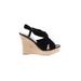 Nine West Wedges: Espadrille Platform Boho Chic Ivory Print Shoes - Women's Size 11 - Open Toe