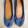 J. Crew Shoes | J. Crew Blue Suede Ballet Flats Size 9 | Color: Blue | Size: 9