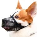 Muselière respirante en nylon pour chien muselières anti-aboiement pour chien couvre-bouche pour