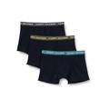 Tommy Hilfiger Herren 3p Boxershorts Trunk, Frosted Green/Army Green/Dark Ash, M