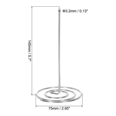 Desk Receipt Holder Spike, 5 Pack Invoice Bill Spike Ticket Fork