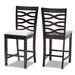 Baxton Studio Lanier Modern and Contemporary Fabric Upholstered Wood Counter Height Pub Chair