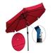 10 ft Patio Umbrella Market Table Round Umbrella Outdoor Garden, with Crank Button Tilt, for Deck Backyard Pool Shade Outside