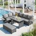 5-Piece Outdoor Patio Rattan Sofa Set