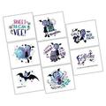 Vampirina Tattoos - Party Supplies - 8 Pieces