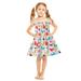 Savings Clearance 2024! Funicet Baby Girls Summer Slip Dresses Sleeveless Printed Beachside Dresses Casual Princess Dress