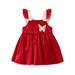 Girls Princess Dress Elegant Butterfly Wings Casual A-Line Party Dress for Beach Party Wear Summer Clothing