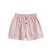 Toddler Baby Girl Boy Shorts Cotton Linen Loose Harem Shorts Elastic Waist Athletic Shorts Summer Jogger Shorts 0-3T