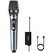 JYX Wireless Microphone Handheld Dynamic Microphone Professional UHF Metal Mic for Karaoke Singing Speech