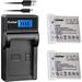 y (X2) & LCD Slim USB Charger for Canon NB-4L and Canon ELPH 100 HS 300 HS 310 HS 330 HS VIXIA Mini