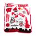 Wisconsin Badgers 50'' x 60'' Native Raschel Plush Throw Blanket