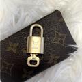 Louis Vuitton Jewelry | Louis Vuitton Cadena Padlock & Key Gold Brass #307 Accessory 1 Key Authentic | Color: Gold | Size: Os