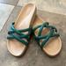 J. Crew Shoes | Almost Brand New J.Crew Sandals! Just A Little Too Small. | Color: Green | Size: 9.5