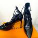Louis Vuitton Shoes | Louis Vuitton Tie Pumps. Brand New Never Worn. Size 37.5 Fits Woman Shoe Size 7 | Color: Black | Size: 7