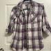 Carhartt Tops | Carhartt Button Down | Women Xs | Plaid Purple | Color: Purple/White | Size: 0