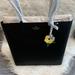 Kate Spade Bags | Kate Spade Dana Tote Top Zip Shoulder Bag Black Yellow Flower Charm Nwt | Color: Black | Size: 15.75" W X 11.15" H X 5.7" D