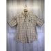 Carhartt Shirts | Carhartt Mens Yellow Plaid Short Sleeve Button Up Shirt Xl-9084 | Color: Yellow | Size: Xl