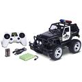 Carson 500404267 1:12 Jeep Wrangler Police 2.4G 100% RTR - Ferngesteuertes Auto, RC Fahrzeug, inkl. Batterien und Fernsteuerung,Ferngesteuertes Auto für Kinder, RC Auto
