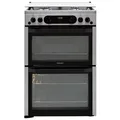 Hotpoint Hdm67G0Ccx/uk 60Cm Double Gas Cooker With Gas Hob