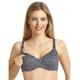 Anita Womens 5092 Paisely Nursing Bra - Grey Nylon - Size 34E