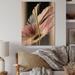 Red Barrel Studio® Pink Gerbera Hyperrealistic Flowers I - Floral Daisy Wall Art - Natural Pine in Black/Brown/Red | 20 H x 12 W x 1 D in | Wayfair