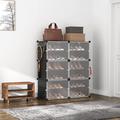 Rebrilliant Shoe Rack Organizer 6-Tier Shoe Cabinet 24-Pair Shoe Organizer Shoe Storage Expandable Free Standing Stackable Space Shoe Rack | Wayfair