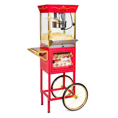 Nostalgia NKPCONCRT10RD Concession Popcorn Cart