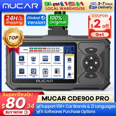 MUCAR CDE900 Pro Obd2 Scanner outils de Diagnostic de voiture automatique Scanner automobile OBD