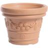 Prosperplast - Vaso da fiori 65L Decora 57x57x45,5 cm, Terracotta - Terracotta