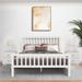 Hampton Wooden Platform Bed with Slatted Headboard and Footboard