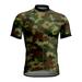 kingque Summer Men s Camouflage Style Cycling Jersey Short Sleeve Mountain Bike Road Breathable Reflective Bicycle Shirt Bike Team Clothes Quick Dry 2XS - 6XL