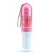 OLOEY Dog Water Bottle Portable Dog Water Bottle with Food Container Leak Proof Dog Travel Water Bottle for Walking Portable Pet Water Dispenser with Filter for Dog Cat and Other Pet Travel(Pink)