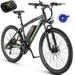 Electric Bike Electric Bike for Adults 27.5 EBike 500W Adult Electric Bicycles 19.8MPH Electric Mountain Bike 48V 10.4Ah Battery Lockable Suspension Fork Color LCD Display 21 Speed