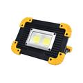 20W COB Bright Light Working Light Rechargeable Work Lamp Floodlight Portable Searchlight Emergency Light (Without Battery)