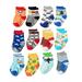 NIUREDLTD 12 Pack Baby Toddler Unisex Socks Baby Girl Boy Cartoon Prints Non Slip Floor Socks Size 16