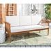 SAFAVIEH Finnick Outdoor Patio Sofa Bench Natural/Light Grey