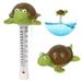Floating Thermometer for Swimming Pool Pond Hot Tub Water Turtle