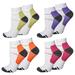 Baywell Ankle Compression Sock for Men and Women 2/3/4/5/6 Pairs Ankle Athletic Running Socks Ankle Socks with Cushion Moisture Wicking Cushion Sports Running Socks Casual Socks