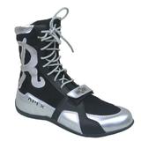 Ringside Apex Elite Boxing Shoes Black/Silver Size 5