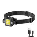 Multifunctional XPG COB LED Headlamp 500LM Safety Headlight Torch Rechargeable for Hiking Running Night Fishing Lamp