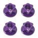 M10 Durable Track Wheel Nuts Bicycle Fixie Axle Screw for Rear Hub 4Pcs