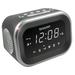 Sharp Big Bang Super Loud Alarm Clock 6 Extremely Loud Silver/Black White LED Display