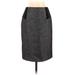 Antonio Melani Casual Skirt: Black Color Block Bottoms - Women's Size 0