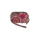 Vera Bradley Wristlet: Quilted Tan Color Block Bags