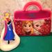 Disney Accessories | Frozen Princess Anna Tablet Bag And Figure Coin Bank | Color: Blue/Purple | Size: Osg