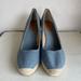J. Crew Shoes | J.Crew Women’s Seville Wedges In Canvas | Size: 10 | Color: Light Blue | Color: Blue | Size: 10