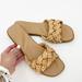 American Eagle Outfitters Shoes | American Eagle Raffia Braided Slip On Sandals | Color: Brown/Tan | Size: 10