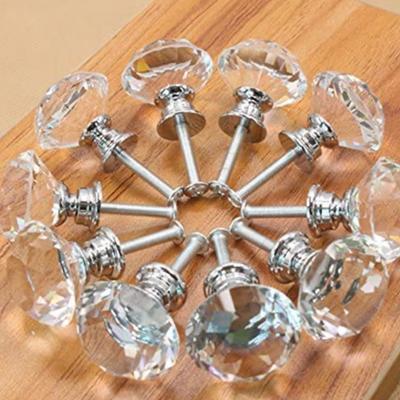 Urban Outfitters Storage & Organization | Vintage Princess Crystal Glass Diamond Cabinet Kno | Color: Red/Silver | Size: Os